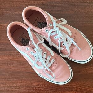 Vans Women's Light Pink Canvas Sneakers